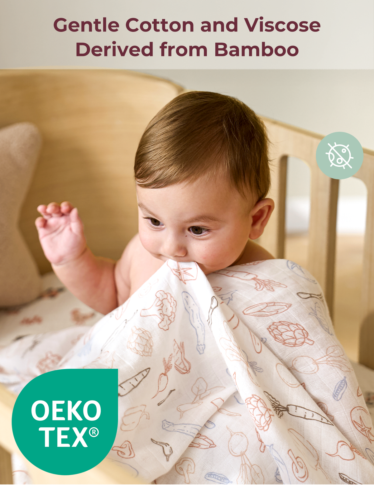 Momcozy Best Wishes Softness Swaddle Blankets - Joy