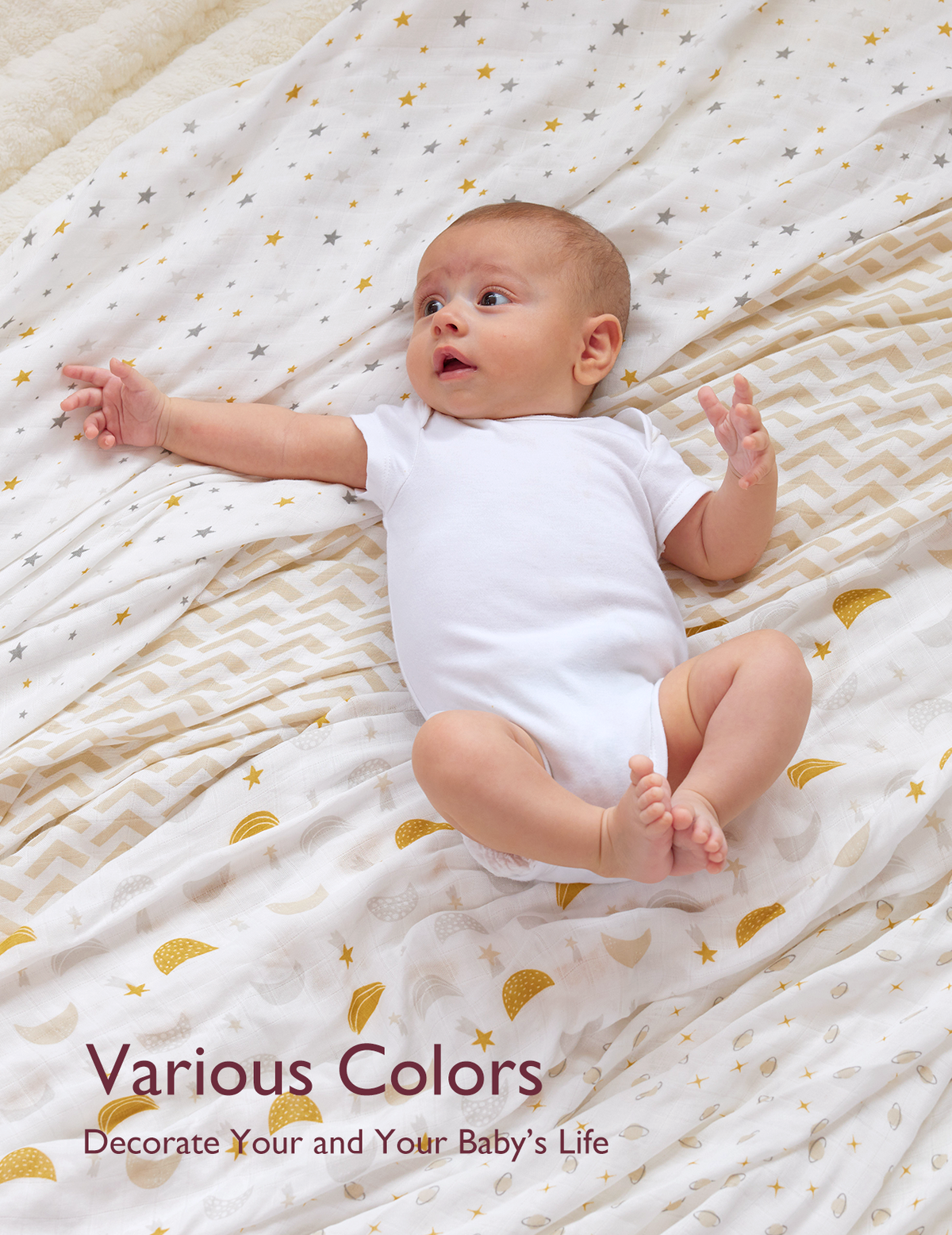 Momcozy Softness Upgrade Muslin Swaddle Blankets