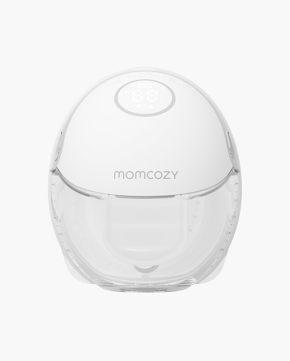 White Hands-free Breast Pump