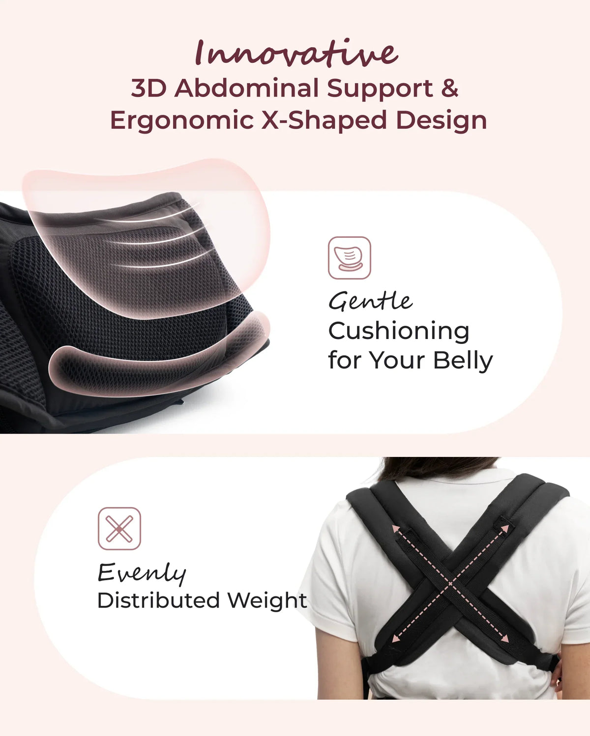 Move2Fit 2-in-1 Ergonomic Hip Seat Baby Carrier