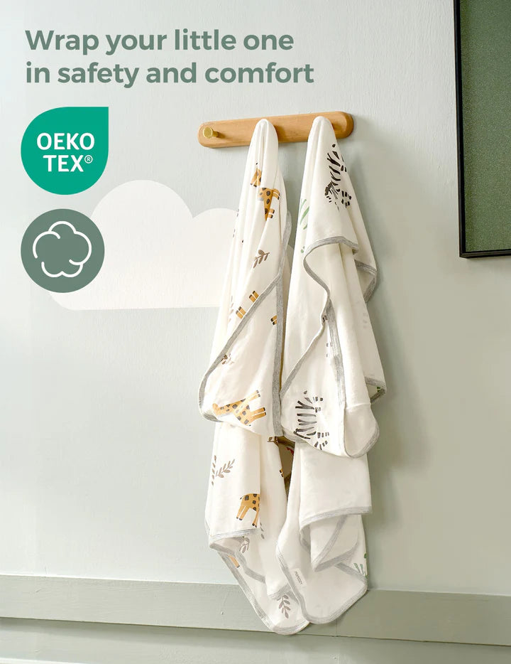 Baby Hooded Towel for Newborn Shower -  2-Pack