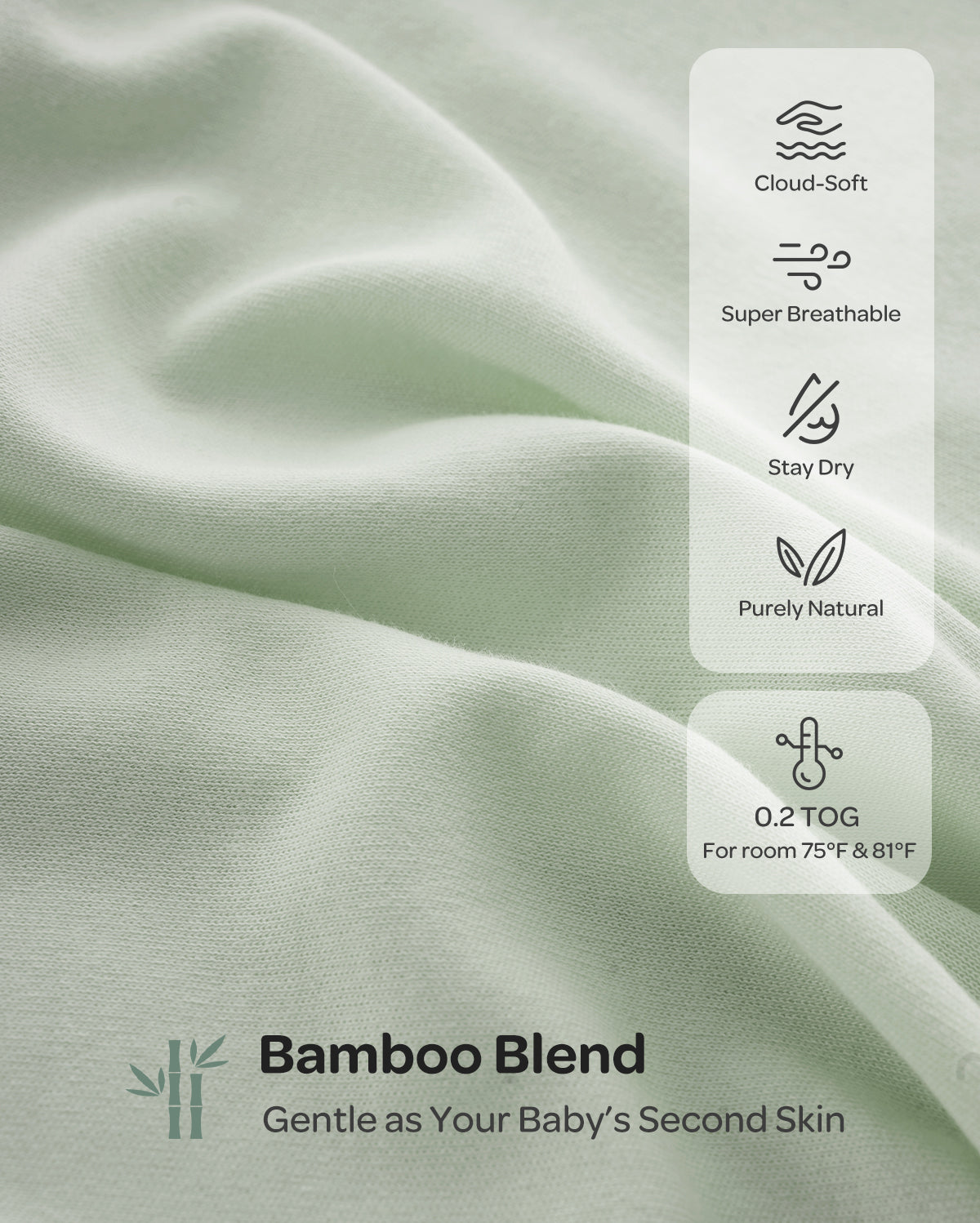 Baby-Sleep Bundle: Baby Monitor BM04 & Easy Swaddle Wrap