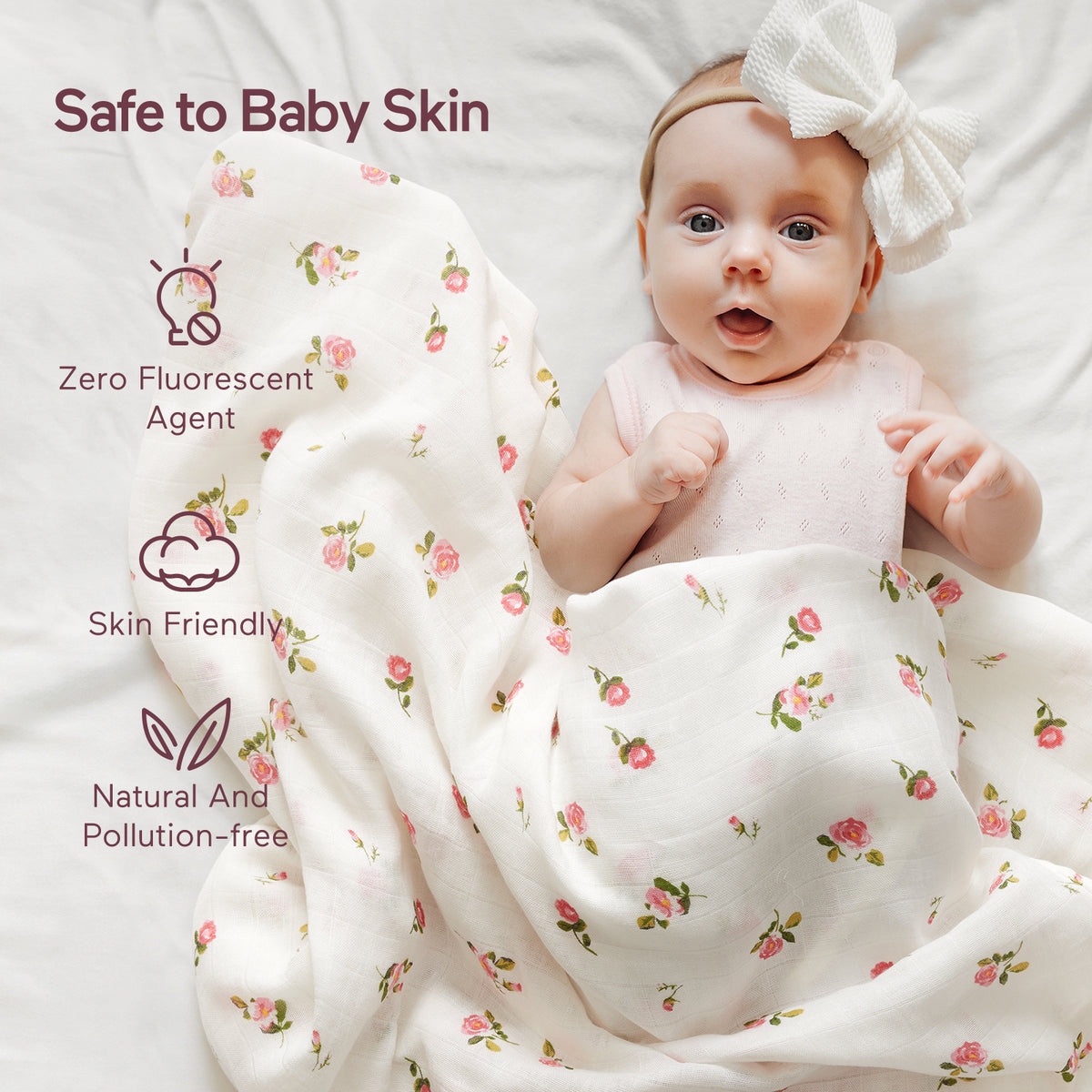 Momcozy Softness Upgrade Muslin Swaddle Blankets