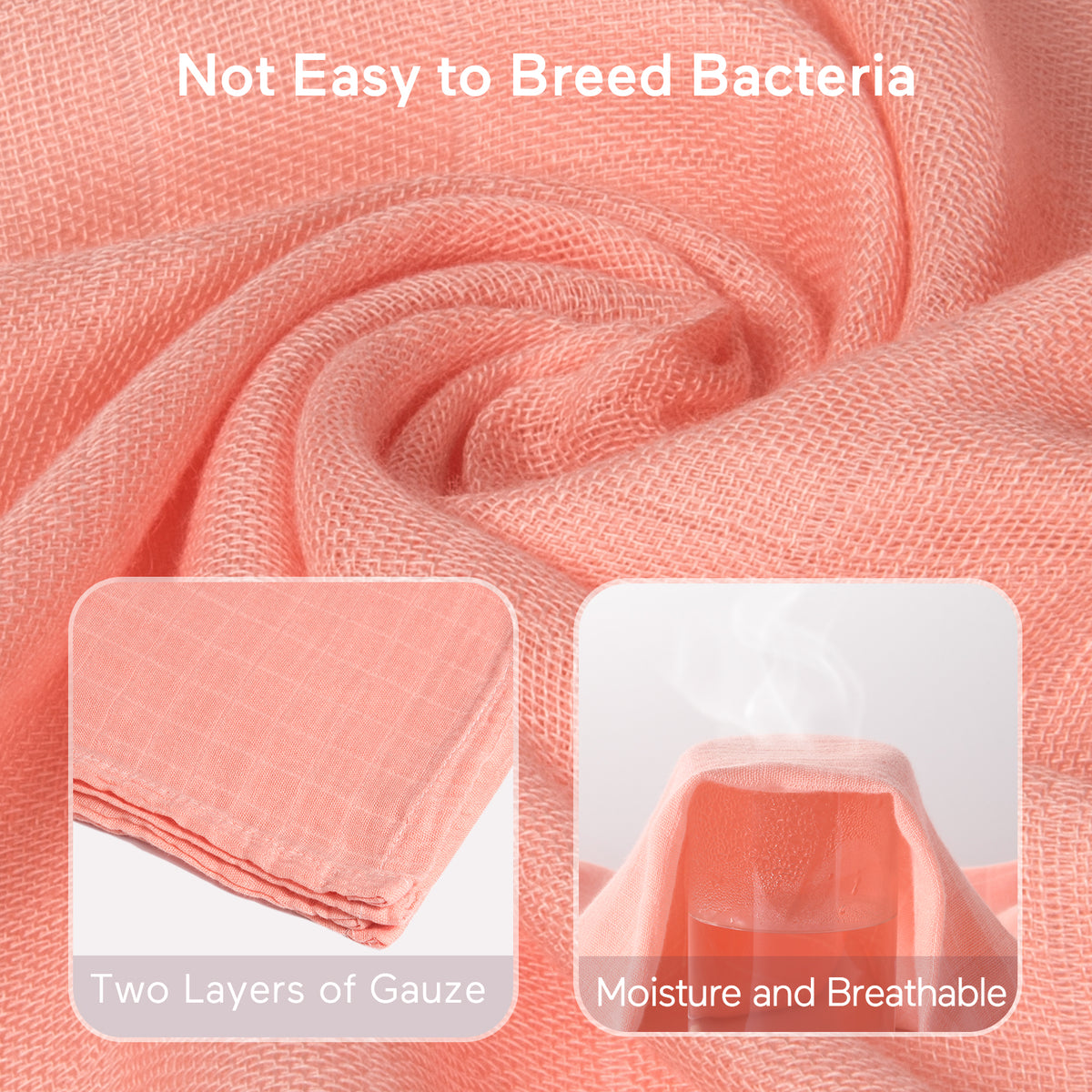 Momcozy Softness Upgrade Muslin Swaddle Blankets
