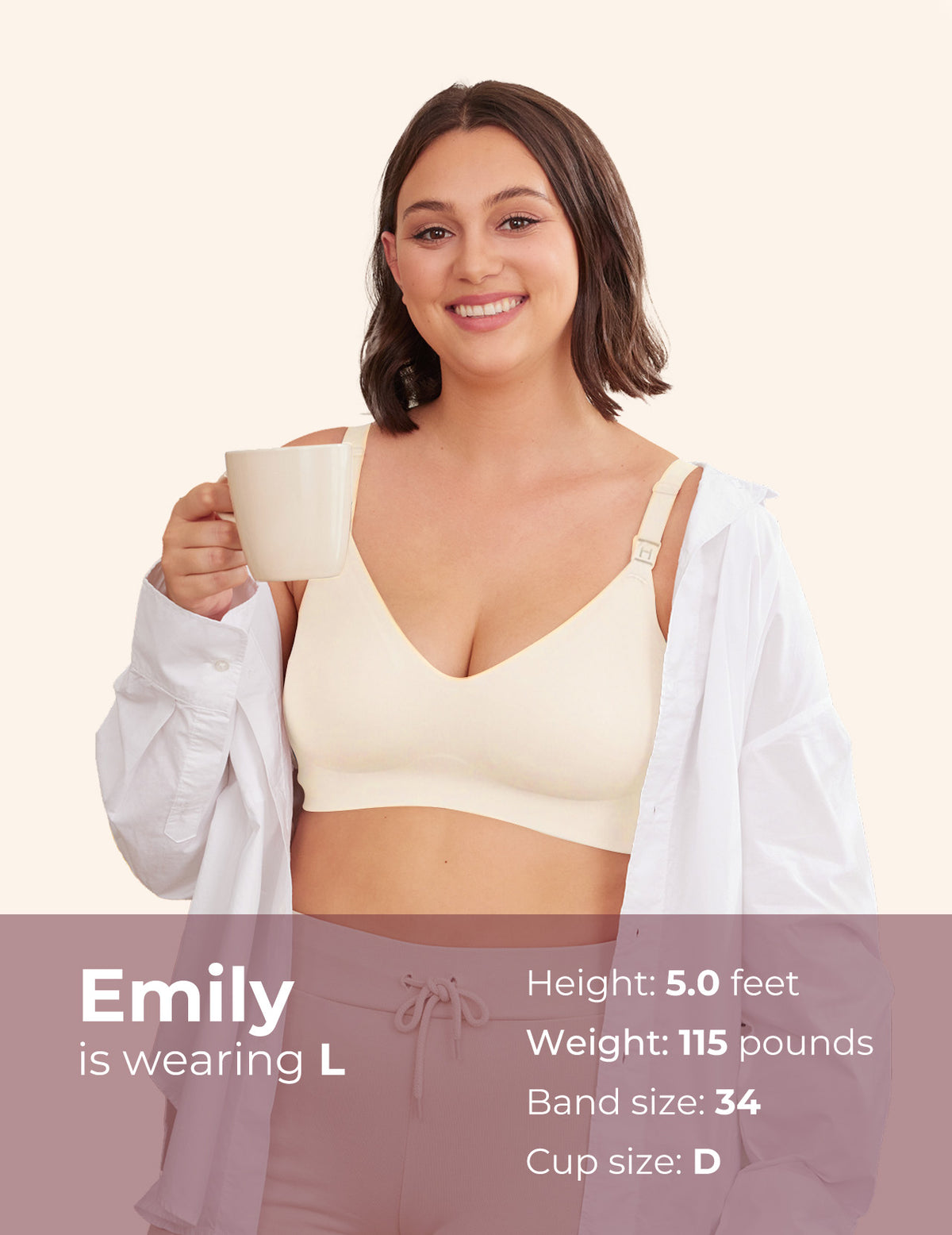 Maternity Yoga Set: Pregnancy Ball + Ultra Soft Seamless Nursing Bra YN21