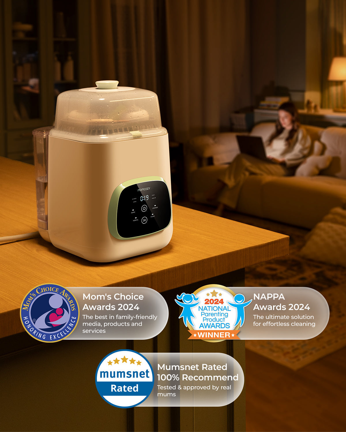 Cleaning and On-the-Go Bundle:  Bottle Washer and  Bottle Warmer and Bottle Cooler