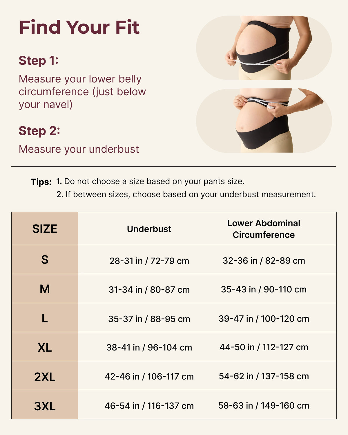 BumpEase Ergonest Maternity Belly Band - Black Color