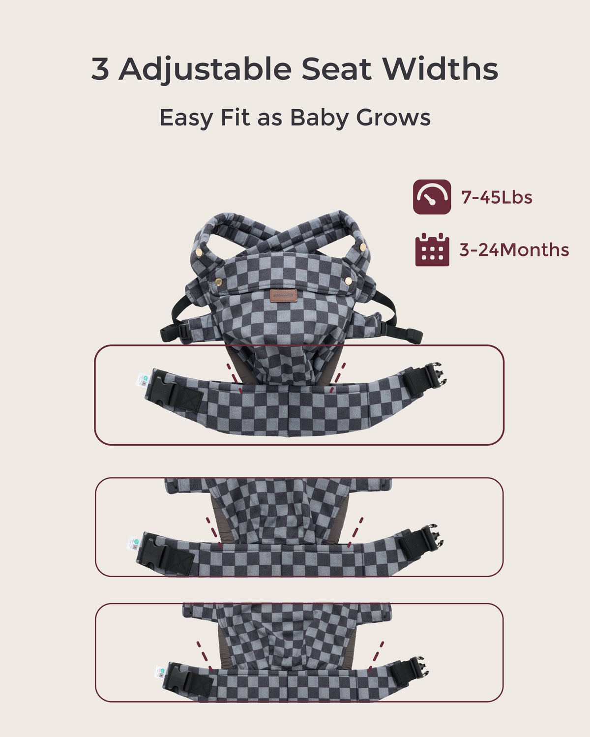 PureHug Ergonomic Baby Carrier