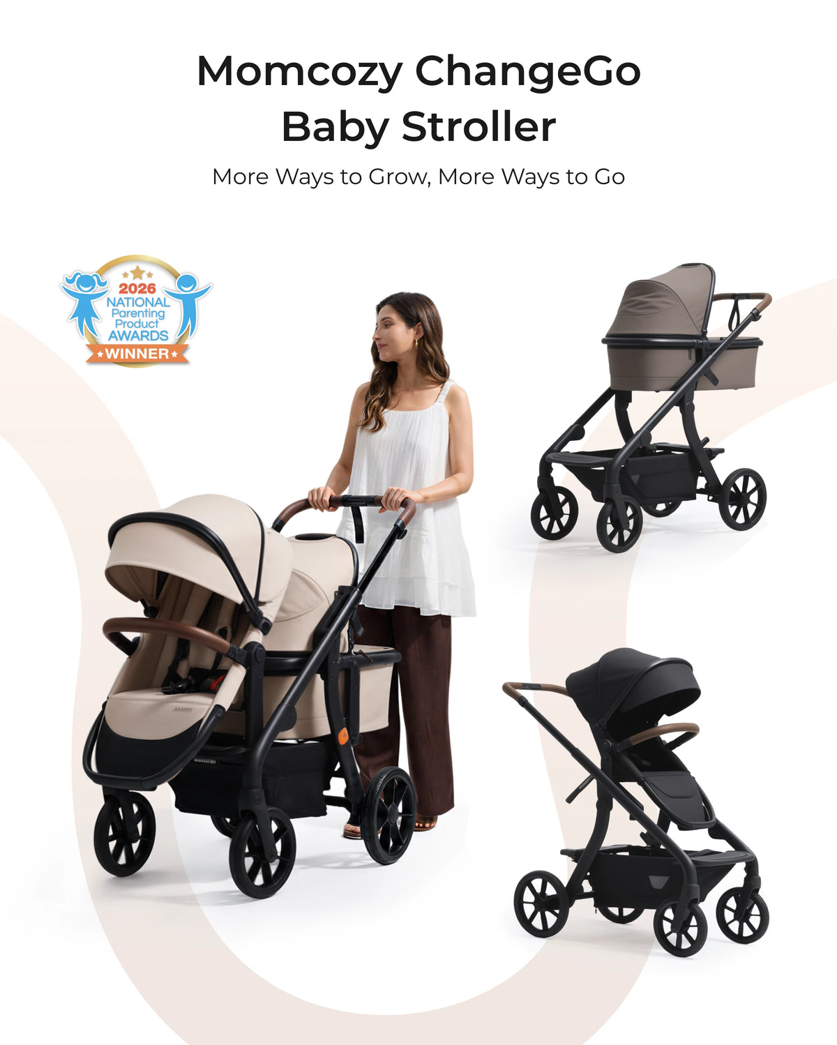 Momcozy Changego Baby Stroller