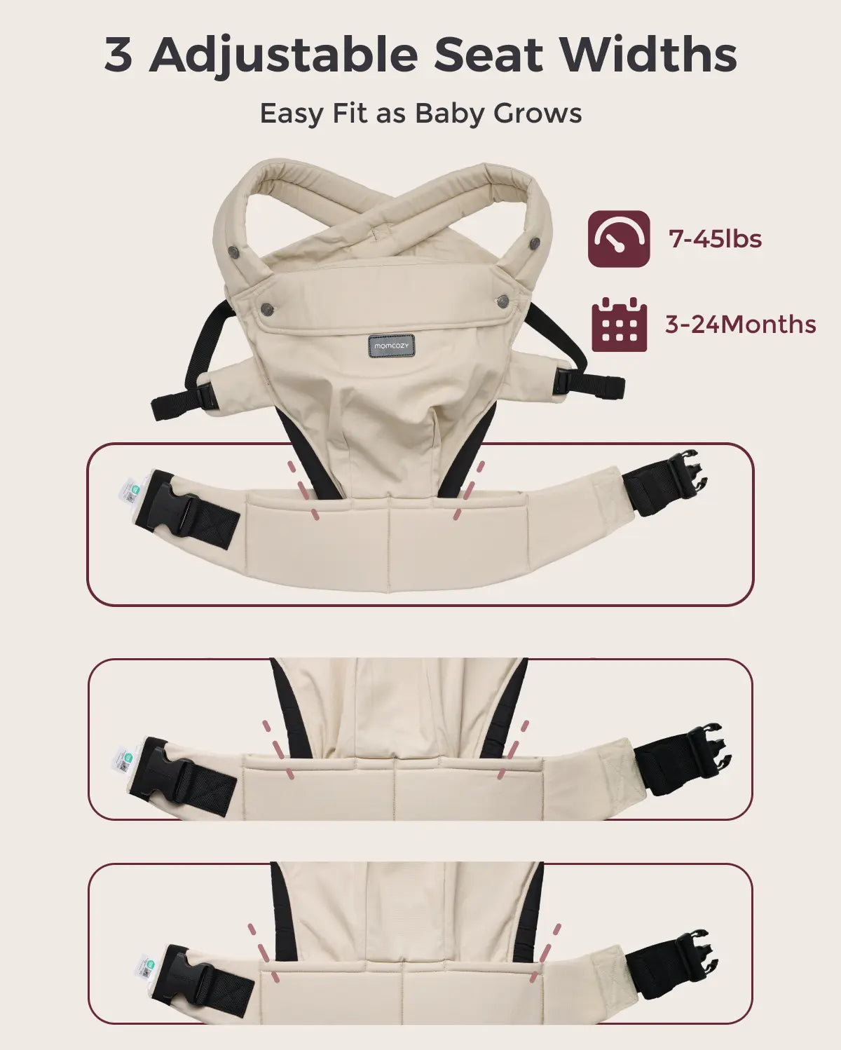 PureHug Ergonomic Baby Carrier