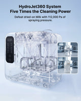 Cleaning Bundle: DeepClean Baby Bottle Washer(D8)  + 120 Cleaning Tablets